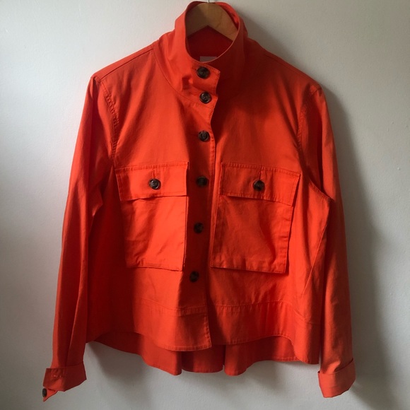 CABI Resort Bright Orange Jacket - Picture 6 of 9